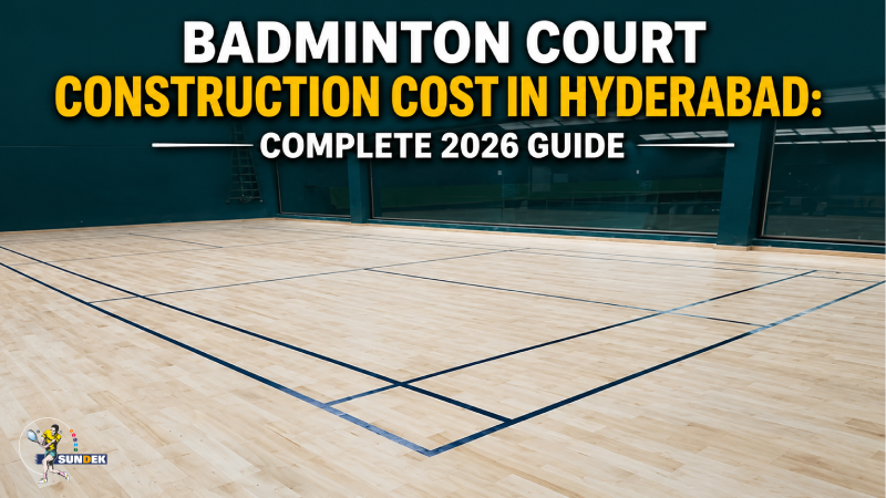 Badminton Court Construction Cost in Hyderabad: Complete 2026 Guide
