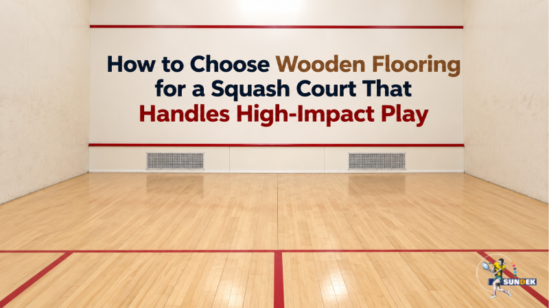 How to Choose Wooden Flooring for a Squash Court That Handles High-Impact Play
