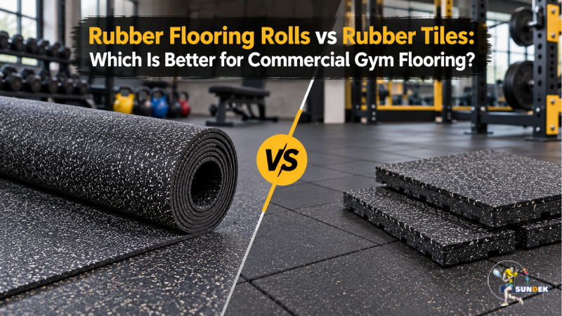 Rubber Flooring Rolls vs Rubber Tiles: Which Is Better for Commercial Gym Flooring?